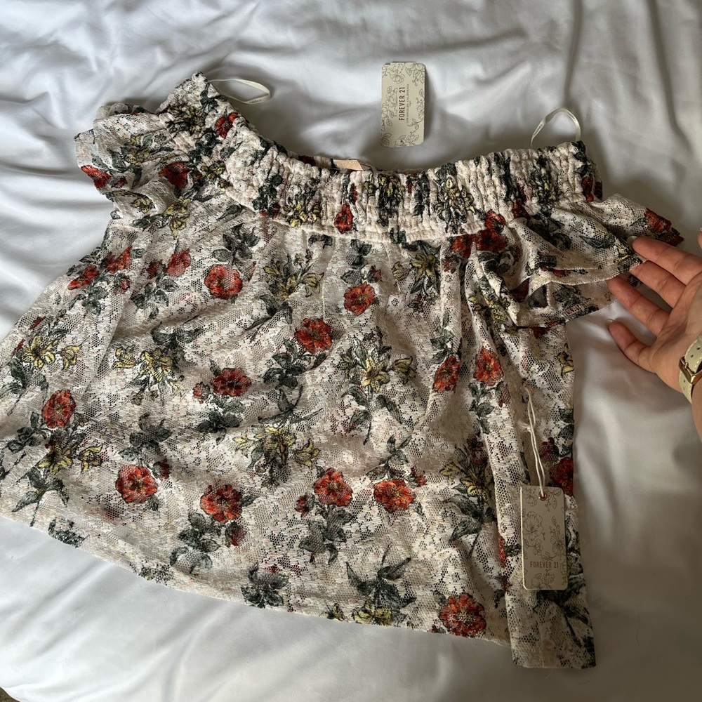 Forever 21 off the shoulder shirt!